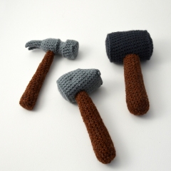 Hammer Time! amigurumi pattern by The Flying Dutchman Crochet Design