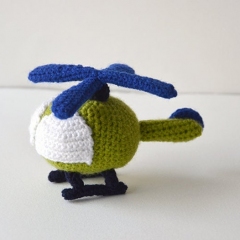 Helicopter amigurumi by The Flying Dutchman Crochet Design