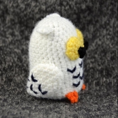 Henry the Snowy Owl amigurumi by The Flying Dutchman Crochet Design