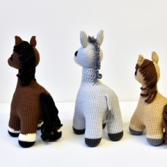 Horse, Pony, Donkey Set amigurumi pattern by The Flying Dutchman Crochet Design