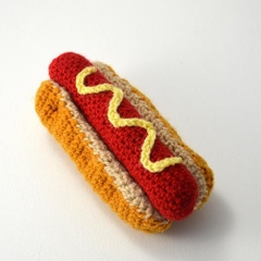 Hotdog  amigurumi pattern by The Flying Dutchman Crochet Design