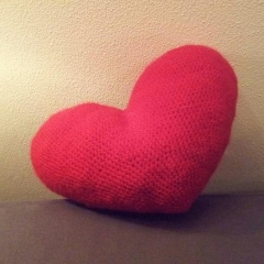Large Heart amigurumi pattern by The Flying Dutchman Crochet Design