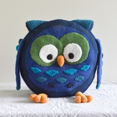 Large Owl amigurumi pattern by The Flying Dutchman Crochet Design