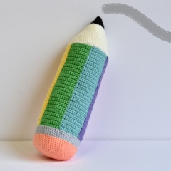 Large Pencil amigurumi pattern by The Flying Dutchman Crochet Design