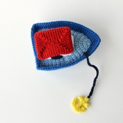 Little Boat amigurumi pattern by The Flying Dutchman Crochet Design