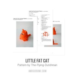 Little Fat Cat amigurumi pattern by The Flying Dutchman Crochet Design