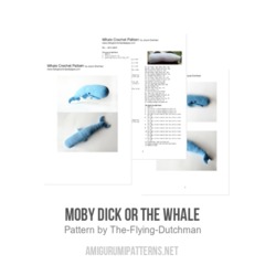 Moby Dick or The Whale amigurumi pattern by The Flying Dutchman Crochet Design