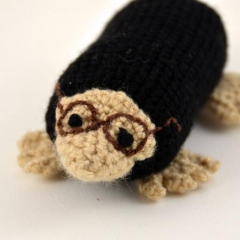 Molly the Mole amigurumi pattern by The Flying Dutchman Crochet Design