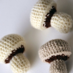 Mushrooms amigurumi by The Flying Dutchman Crochet Design