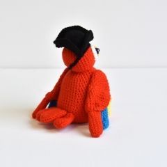 Pirate Parrot amigurumi by The Flying Dutchman Crochet Design