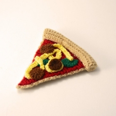 Pizza Slice amigurumi by The Flying Dutchman Crochet Design