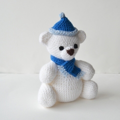 Polar Bear amigurumi by The Flying Dutchman Crochet Design