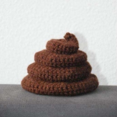 Poo amigurumi pattern by The Flying Dutchman Crochet Design