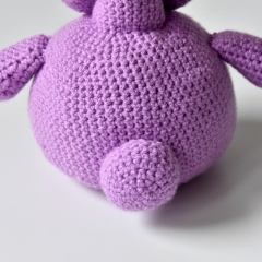 Purple Monster amigurumi pattern by The Flying Dutchman Crochet Design