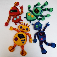 Rainbow Robots Set amigurumi by The Flying Dutchman Crochet Design