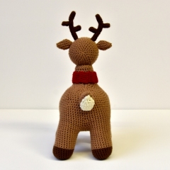 Red Nosed Reindeer Amigurumi amigurumi pattern by The Flying Dutchman Crochet Design