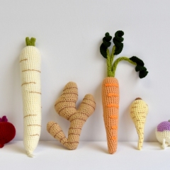 Root Vegetables Set amigurumi by The Flying Dutchman Crochet Design