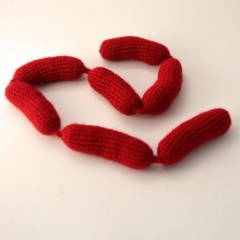 Sausage Chain amigurumi by The Flying Dutchman Crochet Design