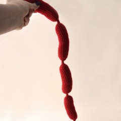 Sausage Chain amigurumi pattern by The Flying Dutchman Crochet Design