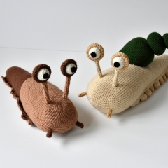 Slimy Snails Set amigurumi pattern by The Flying Dutchman Crochet Design
