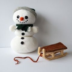 Snowman Set of Three amigurumi pattern by The Flying Dutchman Crochet Design