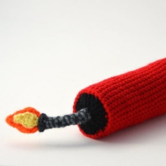 TNT Dynamite amigurumi pattern by The Flying Dutchman Crochet Design