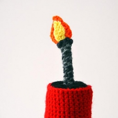 TNT Dynamite amigurumi by The Flying Dutchman Crochet Design