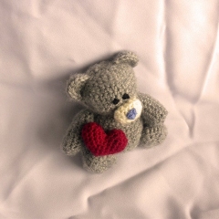Teddy Bear with Heart amigurumi pattern by The Flying Dutchman Crochet Design