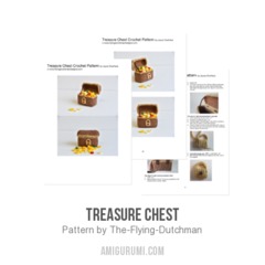 Treasure Chest amigurumi pattern by The Flying Dutchman Crochet Design