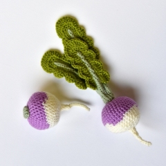 Turnip amigurumi pattern by The Flying Dutchman Crochet Design