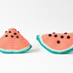 Watermelon Slices amigurumi pattern by The Flying Dutchman Crochet Design