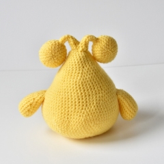 Yellow Monster amigurumi pattern by The Flying Dutchman Crochet Design