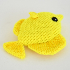 Yellow Tang Fish amigurumi by The Flying Dutchman Crochet Design
