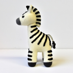Zebra amigurumi pattern by The Flying Dutchman Crochet Design
