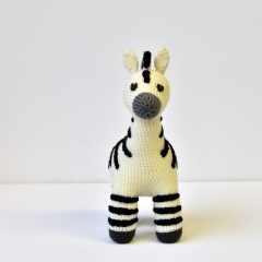 Zebra amigurumi by The Flying Dutchman Crochet Design