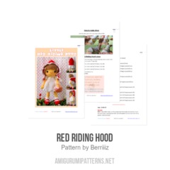 Red Riding Hood amigurumi pattern by Berriiiz