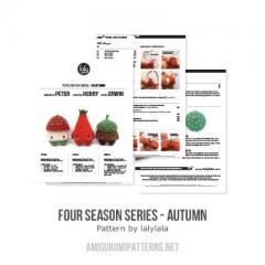 4 season series - autumn amigurumi pattern by Lalylala