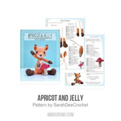 Apricot and Jelly amigurumi pattern by SarahDeeCrochet