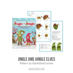 Jingle and Jangle Elves amigurumi pattern by SarahDeeCrochet