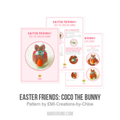 Easter Friends: Coco the Bunny amigurumi pattern by EMI Creations by Chloe