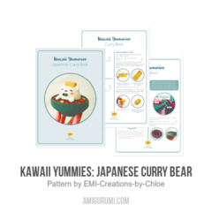 Kawaii Yummies: Japanese Curry Bear amigurumi pattern by EMI Creations by Chloe
