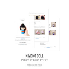 Kimono Doll amigurumi pattern by Stitch by Fay