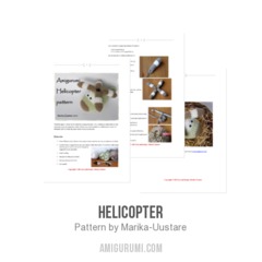 Helicopter amigurumi pattern by Marika Uustare