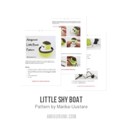 Little Shy Boat amigurumi pattern by Marika Uustare