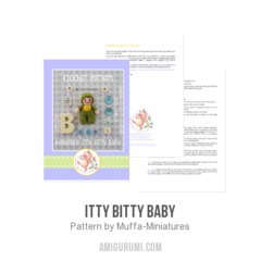 Itty Bitty Baby amigurumi pattern by Muffa Miniatures