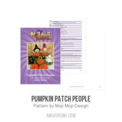 Pumpkin patch people amigurumi pattern by Janine Holmes at Moji-Moji Design