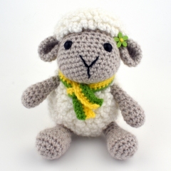 Sheena the Sheep amigurumi pattern by Janine Holmes at Moji-Moji Design