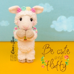 Astrid the Alpaca amigurumi pattern by One and Two Company