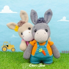Dodee the Donkey amigurumi by One and Two Company