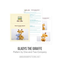 Gladys the Giraffe amigurumi pattern by One and Two Company